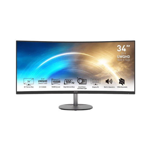 Monitor 34 cale PRO MP341CQ CURVED/VA/UWQHD/100Hz-9196626