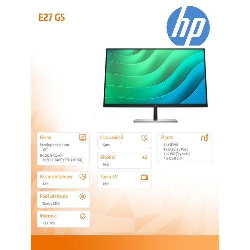 Monitor 27 cali E27 G5 FHD 6N4E2AA-9197912