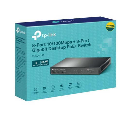 Przełącznik SL1311P 8xFE PoE+ 2xGE 1xSFP-9199954