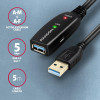 ADR-305 USB 3.0 A-M -> A-F aktywny kabel przedłużacz/wzmacniacz 5m-9200966
