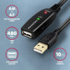 ADR-210 USB 2.0 A-M -> A-F aktywny kabel przedłużacz/wzmacniacz 10m-9201026