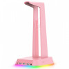 Stojak na słuchawki z podświetleniem RGB ST2 różowy-9205009