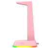 Stojak na słuchawki z podświetleniem RGB ST2 różowy-9205011