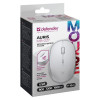 Mysz bezprzewodowa silent click AURIS MB-027 800/1200/1600 DPI biała-9207459