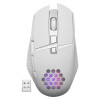 Mysz gamingowa bezprzewodowa Glory GM-514 RGB 7P 1200/2400/3200 DPI biała-9207517
