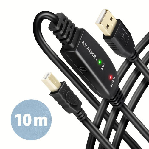 ADR-210B USB 2.0 A-M -> B-M Aktywny kabel połączeniowy/wzmacniacz 10m-9200941