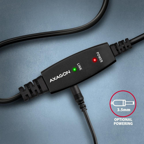 ADR-215B USB 2.0 A-M -> B-M aktywny kabel połączeniowy/wzmacniacz 15m-9200954