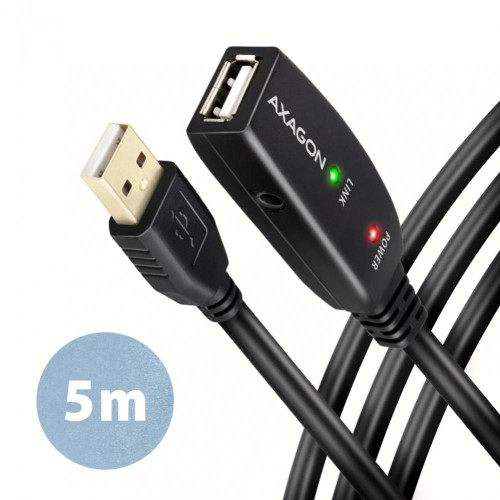 ADR-205 USB 2.0 A-M -> A-F aktywny kabel przedłużacz/wzmacniacz 5m-9201017