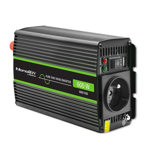 Przetwornica napięcia Monolith | 300W | 600W | 24V na 230V | Czysty Sinus -9202465