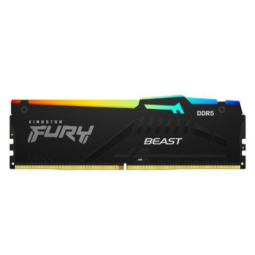 Pamięć DDR5 Fury Beast RGB 128GB(4*32GB)/5600 CL40 czarna-9203644