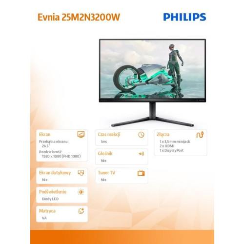 Monitor Evnia 24.5 25M2N3200W 240Hz HDMIx2 -9204368