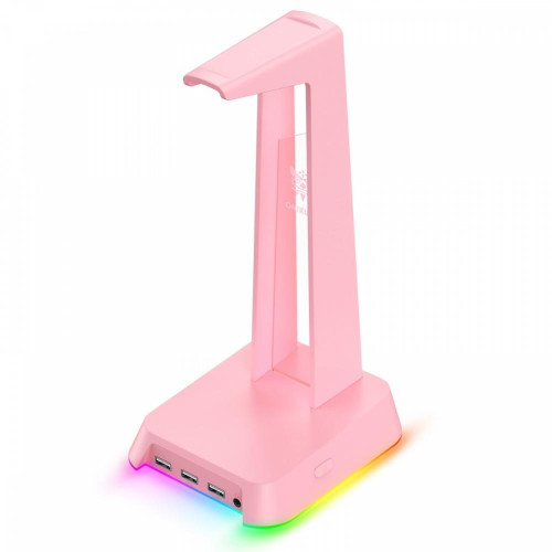 Stojak na słuchawki z podświetleniem RGB ST2 różowy-9205010