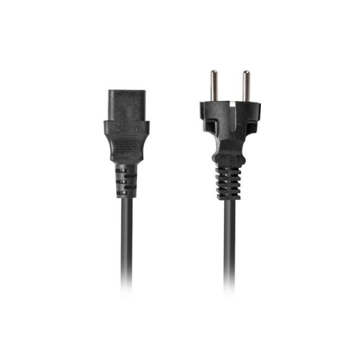 Kabel zasilający CEE 7/7 -> IEC 320 C13 1.8m VDE prosty, czarny-9206287