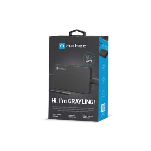 Zasilacz Laptop Grayling USB-C 90W do laptopów, tabletów, telefonów-9207447