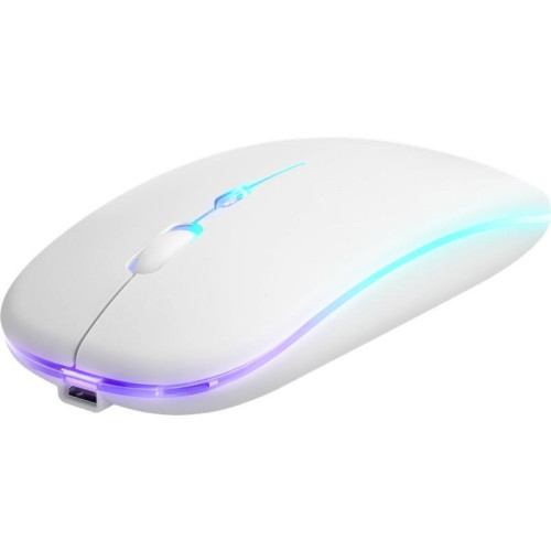 Mysz bezprzewodowa silent click TOUCH MM-997 akumulator 800/1200/1600 DPI biała-9207509
