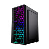 GEMBIRD OBUDOWA FORNAX 2500 MIDI-TOWER (1X USB 3.0, 2X USB 2.0, HD AUDIO, SZKLANY PANEL BOCZNY) CZARNA-9220416