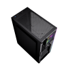 GEMBIRD OBUDOWA FORNAX 2500 MIDI-TOWER (1X USB 3.0, 2X USB 2.0, HD AUDIO, SZKLANY PANEL BOCZNY) CZARNA-9220419