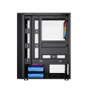 GEMBIRD OBUDOWA FORNAX 2500 MIDI-TOWER (1X USB 3.0, 2X USB 2.0, HD AUDIO, SZKLANY PANEL BOCZNY) CZARNA-9220421