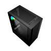 GEMBIRD OBUDOWA FORNAX 4000 MIDI-TOWER (2X USB 3.0, 1X USB 2.0, HD AUDIO, SZKLANY PANEL BOCZNY, PODŚWIETLENIE ARGB) CZARNA-9220427