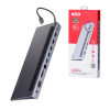 UNITEK HUB USB-C 11W1, USB-C, RJ45, MST, 100W PD-9221268
