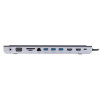 UNITEK HUB USB-C 11W1, USB-C, RJ45, MST, 100W PD-9221269