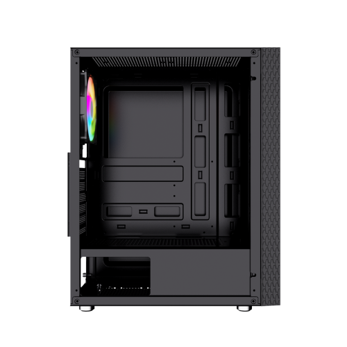 GEMBIRD OBUDOWA FORNAX 2500 MIDI-TOWER (1X USB 3.0, 2X USB 2.0, HD AUDIO, SZKLANY PANEL BOCZNY) CZARNA-9220420