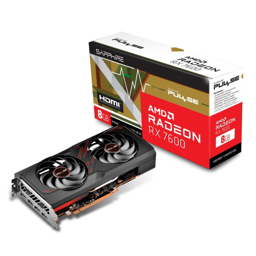 Karta graficzna SAPPHIRE Radeon RX 7600 PULSE Gaming OC 8GB-9225241