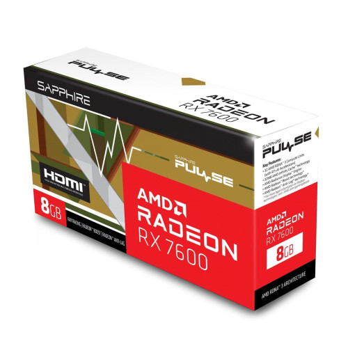 Karta graficzna SAPPHIRE Radeon RX 7600 PULSE Gaming OC 8GB-9225242