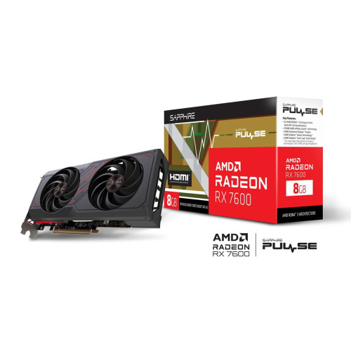 Karta graficzna SAPPHIRE Radeon RX 7600 PULSE Gaming OC 8GB-9225243