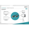 Kabel połączeniowy DisplayPort z zatrzaskami 4K 60Hz UHD Typ DP/DP M/M 5m Czarny-9251186