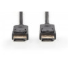 Kabel połączeniowy DisplayPort z zatrzaskami 1080p 60Hz FHD Typ DP/DP M/M czarny 15m-9251194