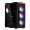 Obudowa I3 Neo ATX Mid Tower RGB 4xwentylator, czarna-7823249