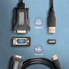 ADS-1PQN Adapter USB 2.0 > RS-232 Port szeregowy, 1,5m kabel, chip FTDI-9254635