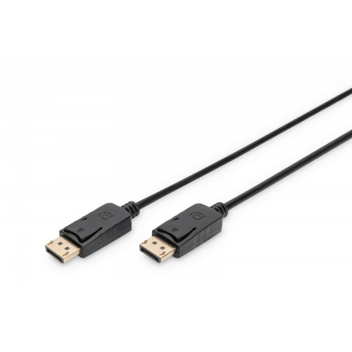 Kabel połączeniowy DisplayPort z zatrzaskami 4K 60Hz UHD Typ DP/DP M/M czarny 3m-4417082