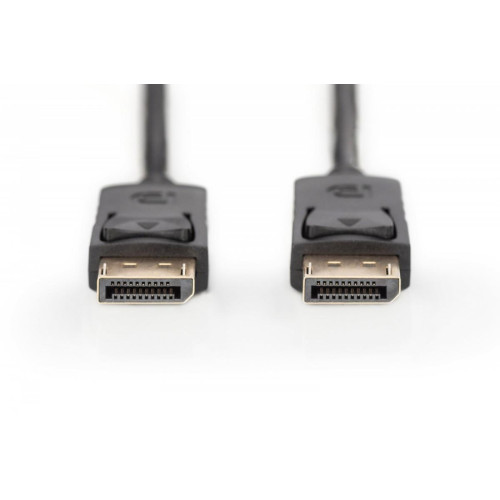 Kabel połączeniowy DisplayPort z zatrzaskami 4K 60Hz UHD Typ DP/DP M/M 5m Czarny-9251184