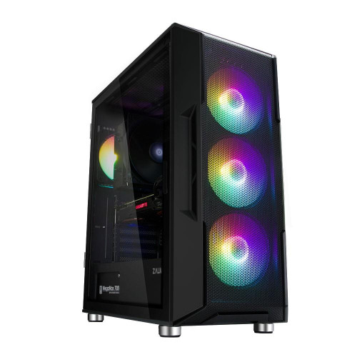 Obudowa I3 Neo ATX Mid Tower RGB 4xwentylator, czarna-9252171