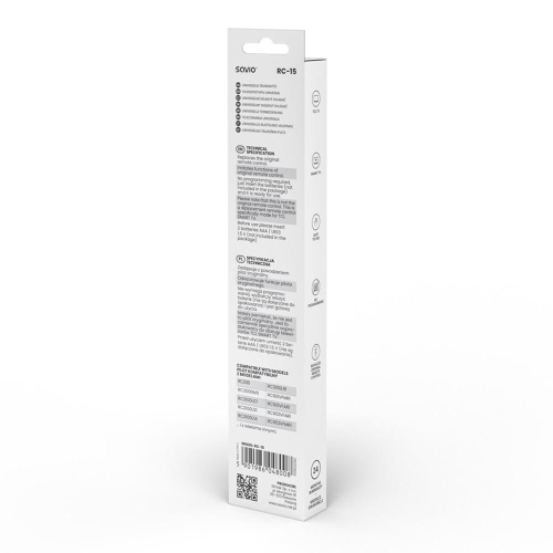 Pilot uniwersalny/zamiennik do TV TCL, Smart TV, RC-15 -9253782