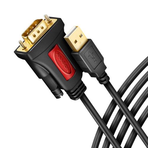 ADS-1PSN Adapter USB 2.0 > RS-232 Port szeregowy, 1.5m kabel, chip Prolific-9254638