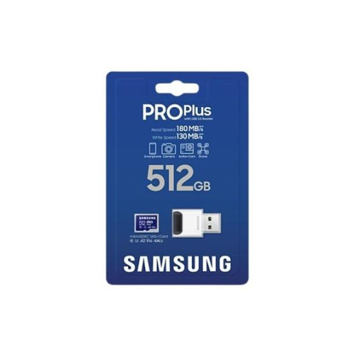 Karta pamięci microSD PRO Plus MB-MD512SB/WW 512GB + czytnik-9254986
