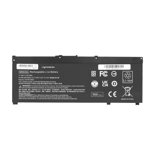 Bateria Movano do HP Pavilion Gaming 15 17-9257039