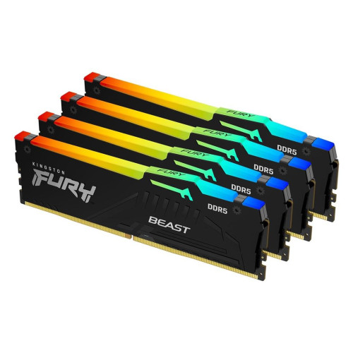 Kingston FURY DDR5 128GB (4x32GB) 5600MHz CL40 Beast Black RGB-9268847