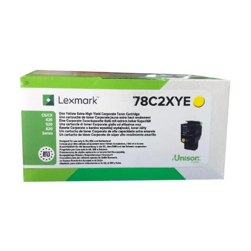 Lexmark Toner 78C2XYE Yellow-9272543