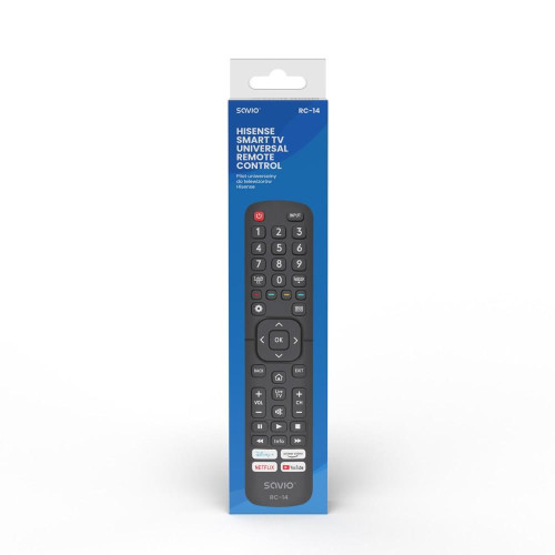 SAVIO PILOT UNIWERSALNY/ZAMIENNIK DO TV HISENSE - SMART TV RC-14-9272861