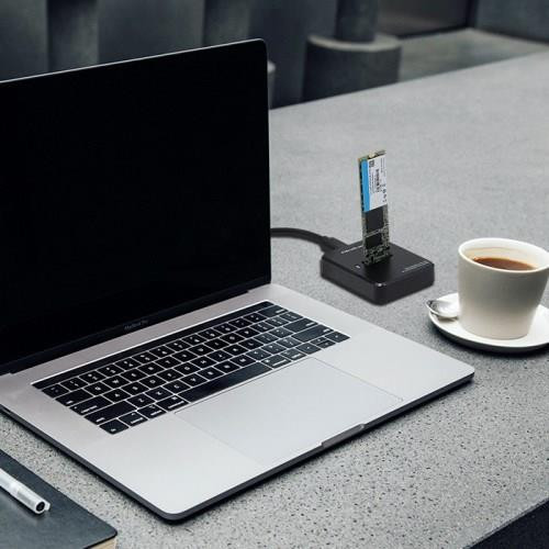 QOLTEC STACJA DOKUJĄCA DYSKÓW SSD M.2 SATA/PCIE | NGFF/NVME | USB 3.1-9277842
