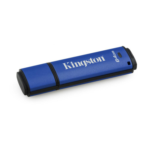 Pendrive Kingston DTVP30/64GB (64GB; USB 3.0; kolor niebieski)-555475