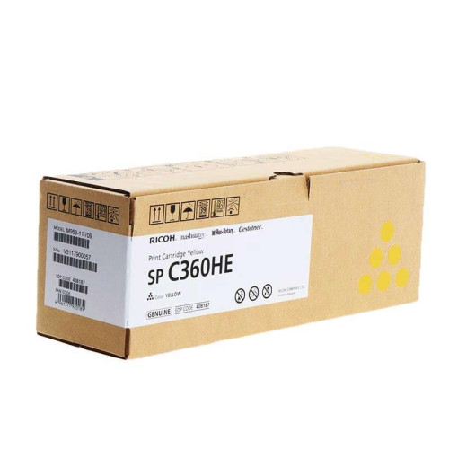 Ricoh Toner SP C360 HC 408187 Yellow-9287228