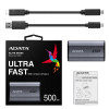 Dysk zewnętrzny SSD ADATA Elite SE880 500GB Szary-9292042