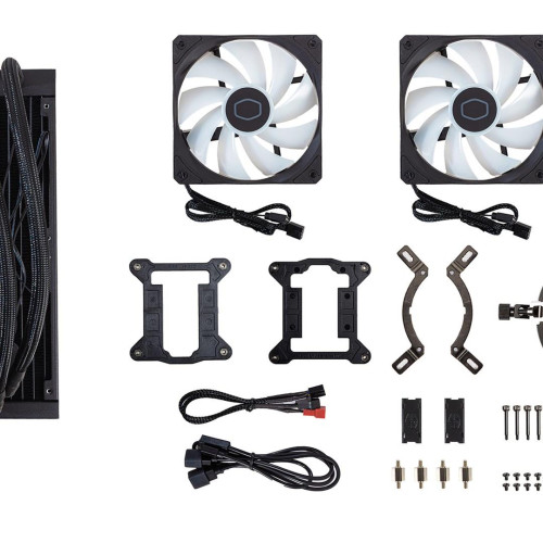 COOLER MASTER CHŁODZENIE WODNE CPU MASTERLIQUID 240L CORE ARGB MLW-D24M-A18PZ-R1-9291291