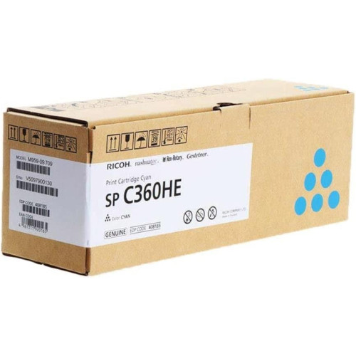 Ricoh Toner SP C360HE 408185 Cyan