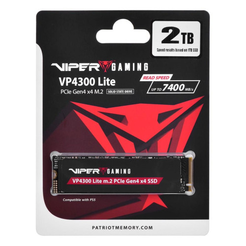 Patriot Viper VP4300L M.2 PCI-Ex4 NVMe 2TB 7.2 / 6.-9328460